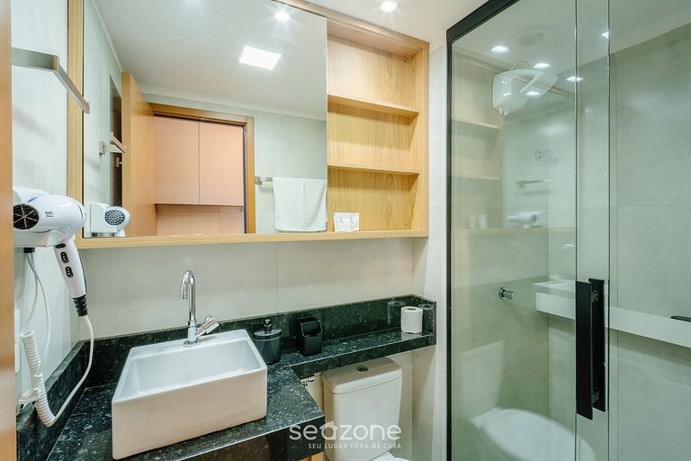 Conforto Completo c/ Vista Mar! - ONE0405
