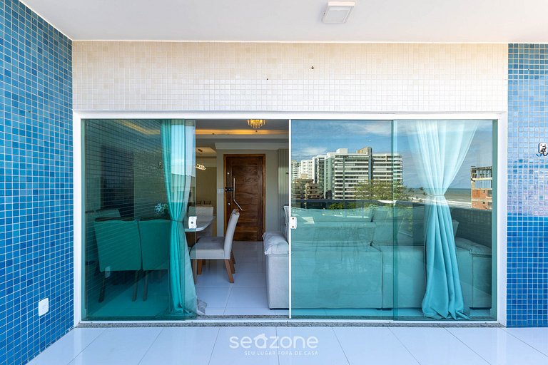 Apto c/ Vista Mar a 200m da Praia TSR0501