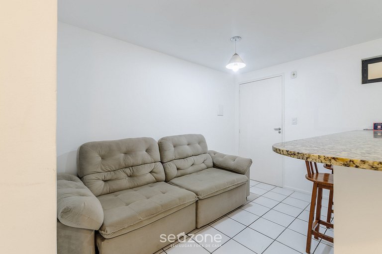 Studio em cond. c/ piscina a 190m da Praia ERE0302