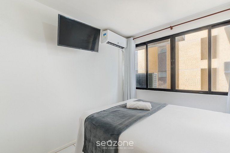 Estudio en cond. c/ piscina a 190m del mar ERE0302