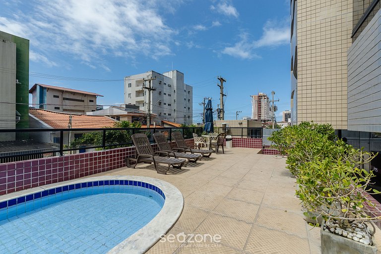 Estudio en cond. c/ piscina a 190m del mar ERE0302