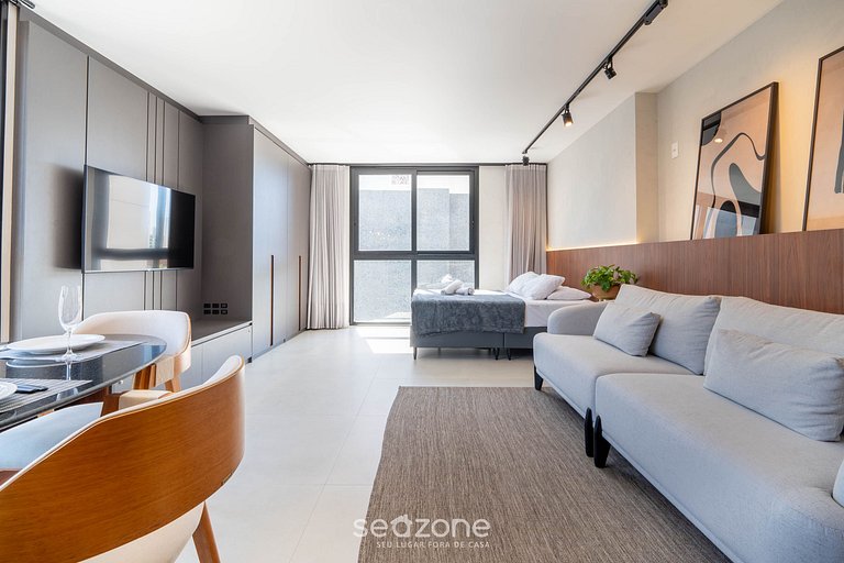 Estúdio em Cond. c/ Piscina em Floripa OGD0704