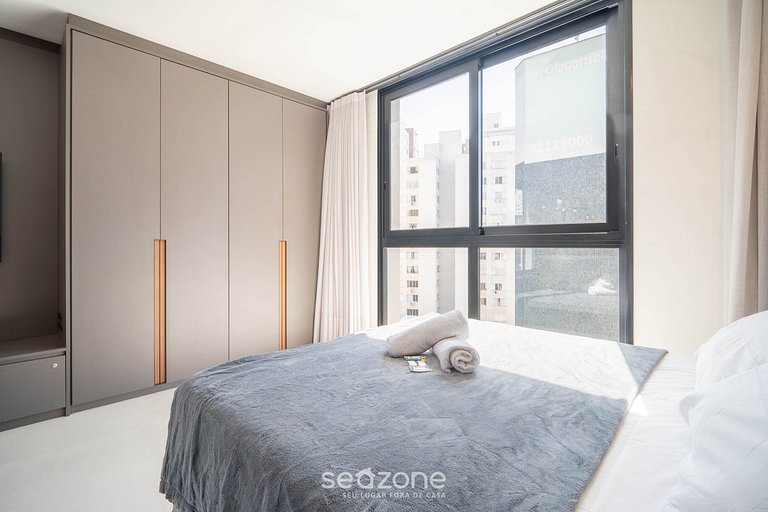 Estúdio em Cond. c/ Piscina em Floripa OGD0704