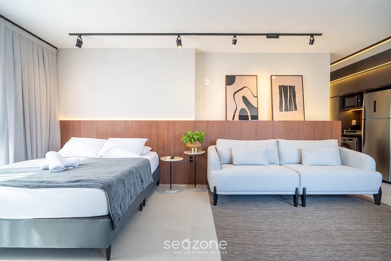 Estúdio em Cond. c/ Piscina em Floripa OGD0704