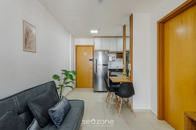 Apto 1 dormitorio en cond. con piscina TCR0913