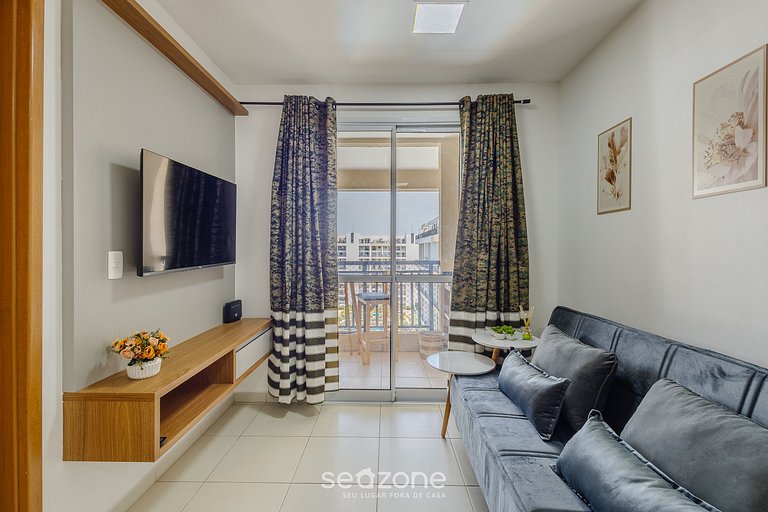 Apto 1 dormitorio en cond. con piscina TCR0913