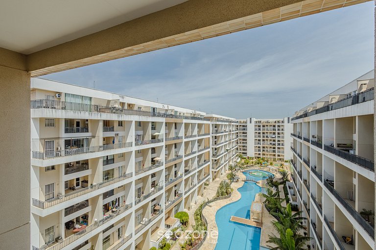 Apto 1 dormitorio en cond. con piscina TCR0913