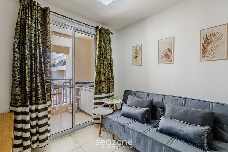 Apto 1 dormitorio en cond. con piscina TCR0913