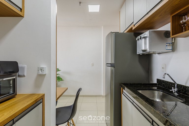 Apto 1 dormitorio en cond. con piscina TCR0913