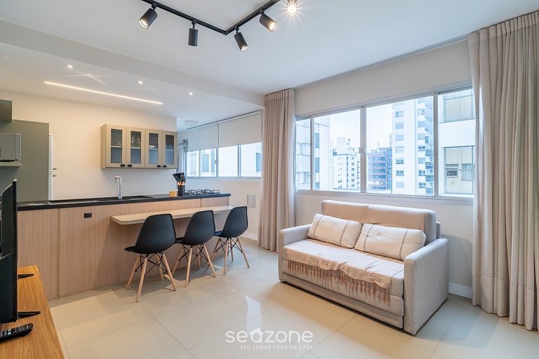 Apto 1Q e Self Check-in 400m da Beira Mar BMC1008