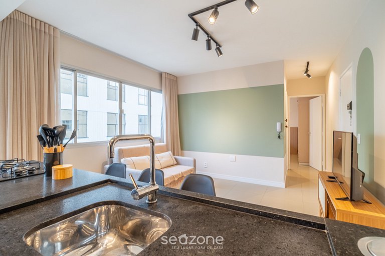 Apto 1D Self Check-in, 400 m del Mar BMC1008