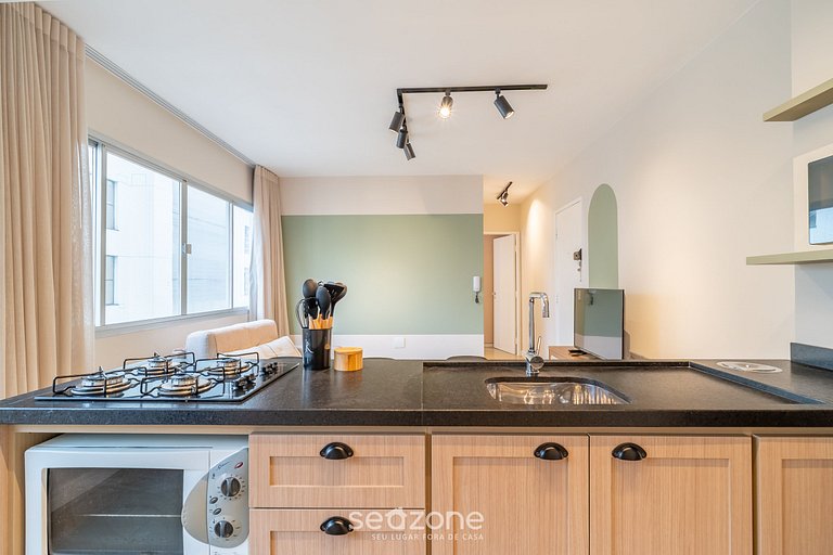 Apto 1D Self Check-in, 400 m del Mar BMC1008