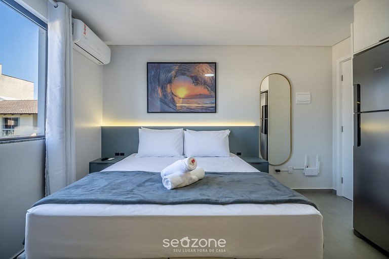 Espacio moderno c/ balcón a 10m de playa AAR0203