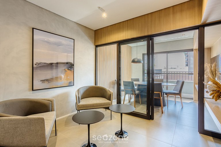 Studio c/ varanda prox. ao Allianz Parque CEP0128