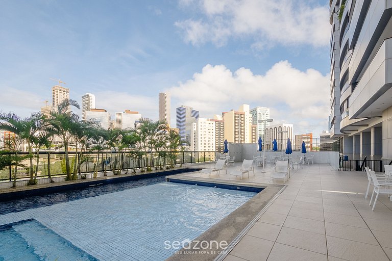 Apt Moderno C/ Varanda próx ao Shopping CSP0914