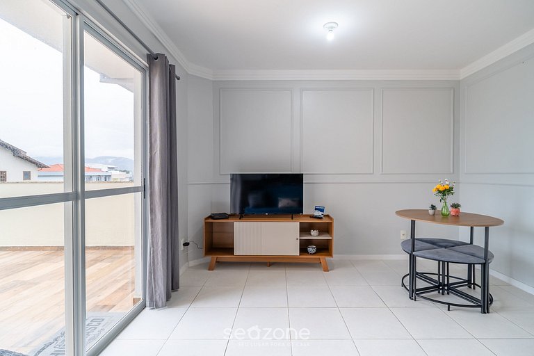 Apto 2Qts c/ Churrasqueira a 270m da Praia CCC0302