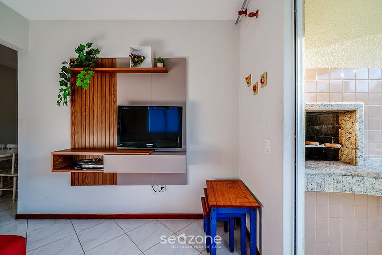 Apto com churrasqueira em Bombinhas FDL101