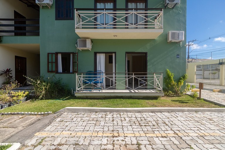 Apto c/ piscina e churrasqueira na Praia GIU0003