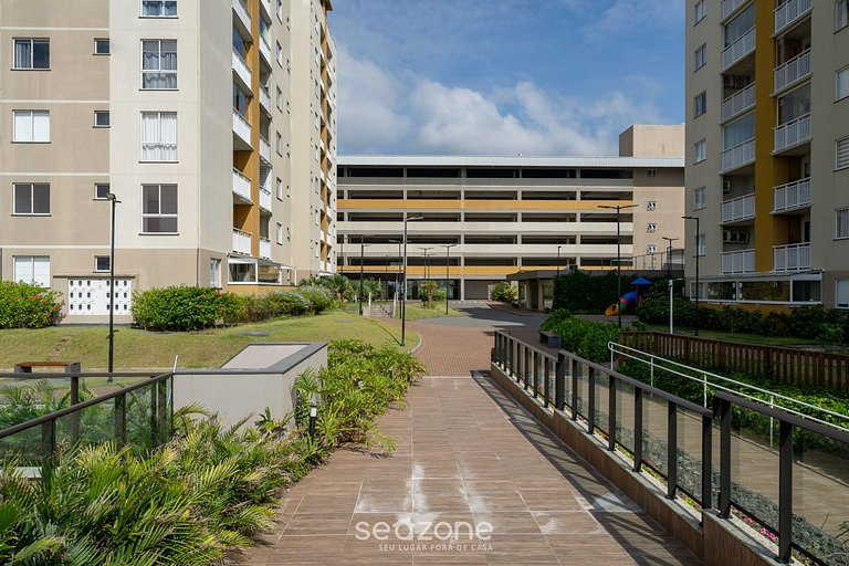 Apto c/ Churrasq. em Cond. Beira-mar VAC0203