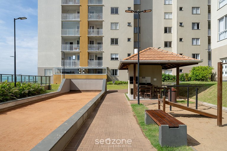 Apto com vista para a praia em Itajuba VAC5604