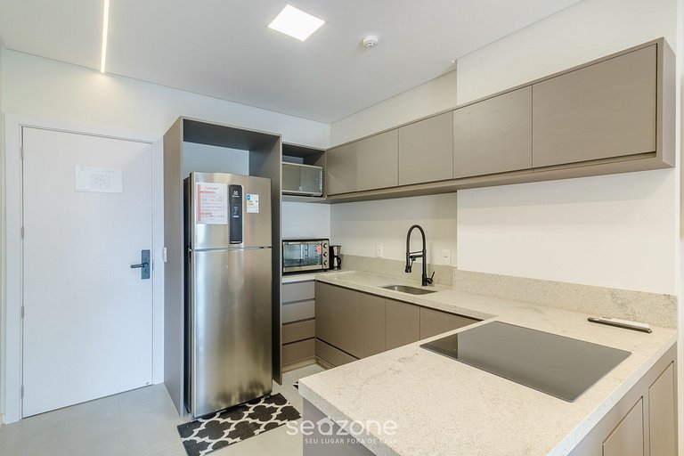 Apto em cond. c/ piscina a 220m Praia FFS0807