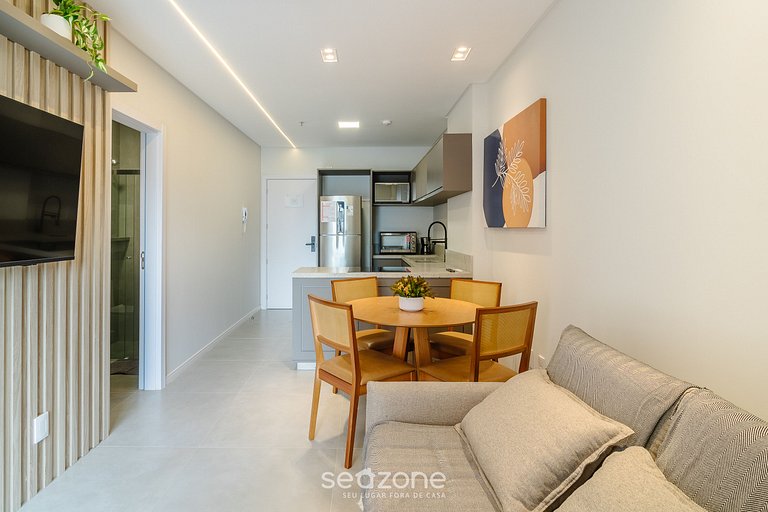 Apto em cond. c/ piscina a 220m Praia FFS0807