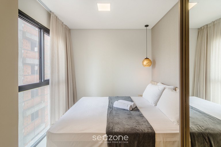 Apto em cond. c/ piscina a 220m Praia FFS0807