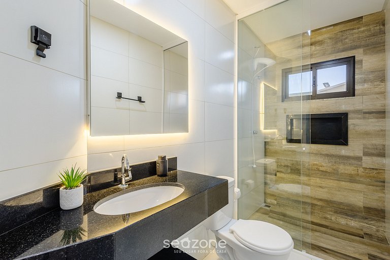 Apto c/ churrasq. próx da praia CTD0101