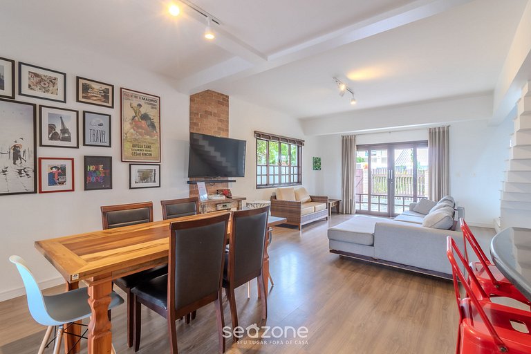 Casa 3Q c/ Churrasqueira 350m da Praia RST0206