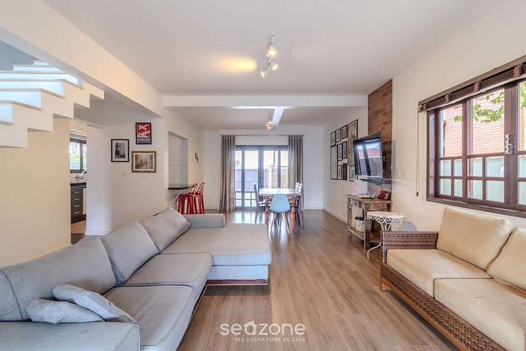 Casa 3Q c/ Churrasqueira 350m da Praia RST0206