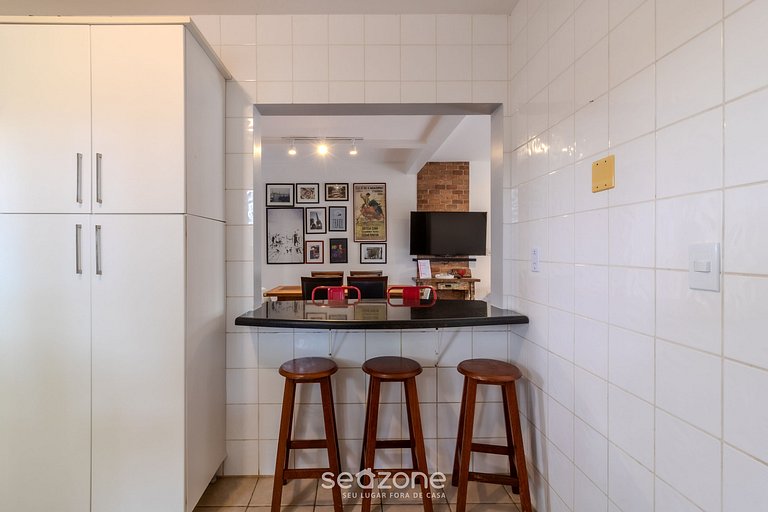 Casa 3Q c/ Churrasqueira 350m da Praia RST0206