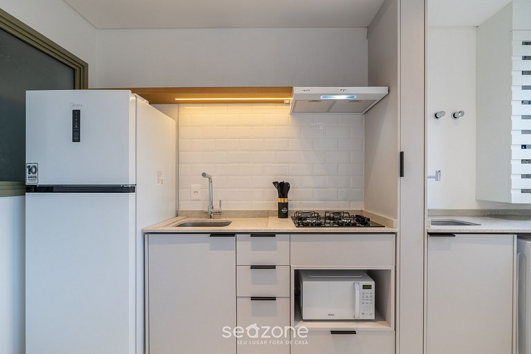 Apto 1 dormitorio 550 m de playa de Jurerê CEJ0304