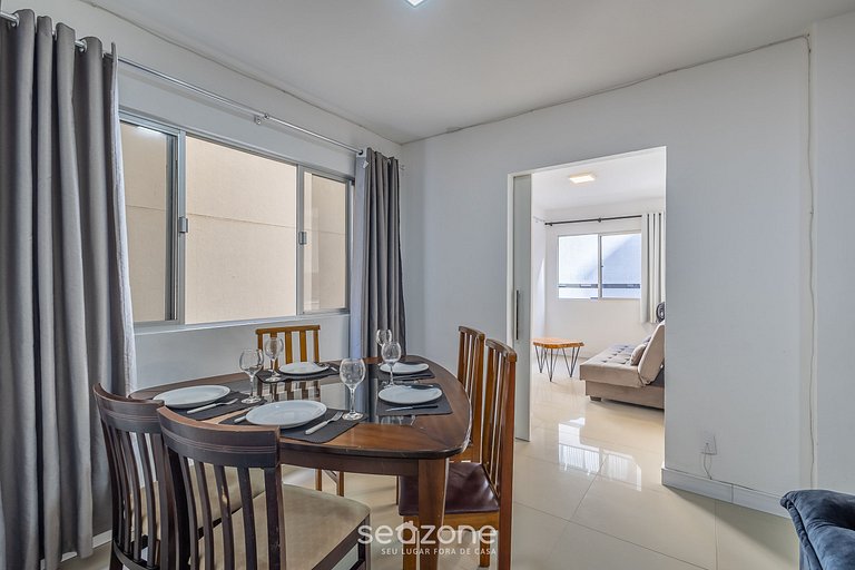 Apto completo a 50m da praia central - GCO0302