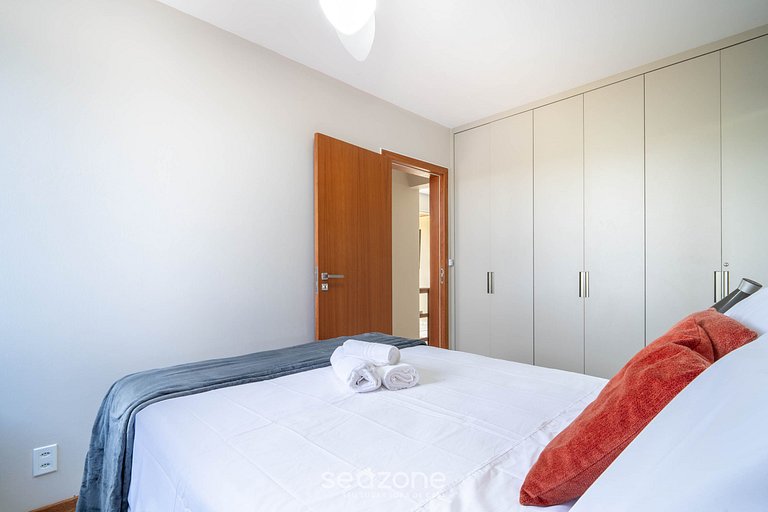 Apto con balcón y parrilla a 450m del mar REH0203