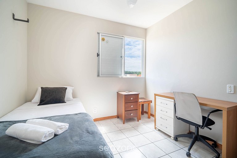 Apto con balcón y parrilla a 450m del mar REH0203