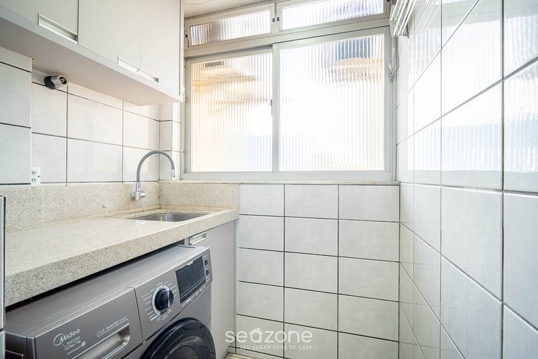 Apto con balcón y parrilla a 450m del mar REH0203