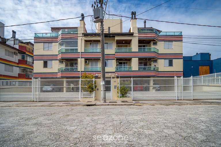 Apto con balcón y parrilla a 450m del mar REH0203