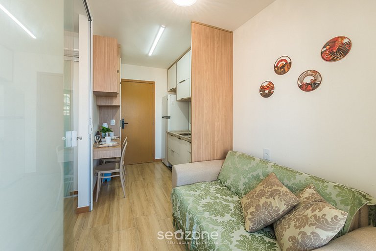 Apto Vista Mar Lateral a 70m da Praia SMA0107