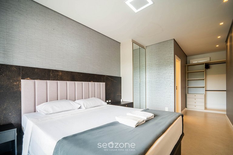 Apto c/ varanda e churrasqueira em Jurerê IHD0101