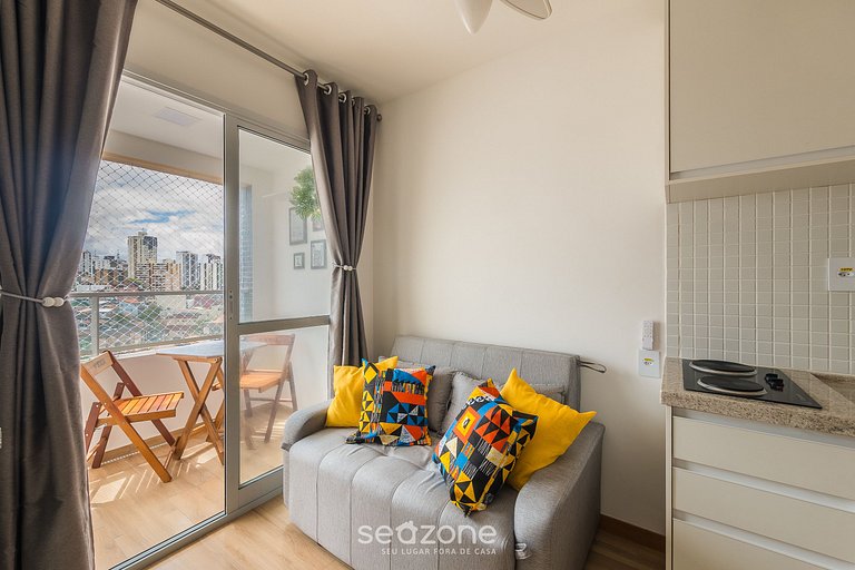 Apto Self Check-in a 70m da Praia SMA0916