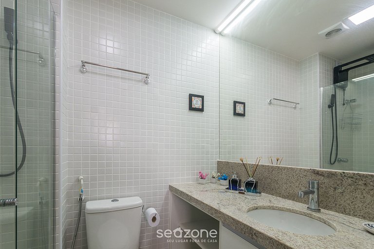 Apto Self Check-in a 70m da Praia SMA0916