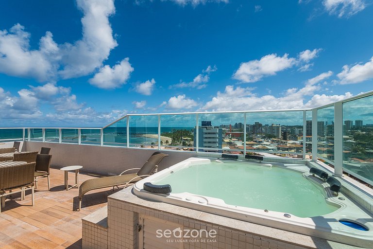Aconchego c/ Piscina a Menos de 100m Praia SIP0709