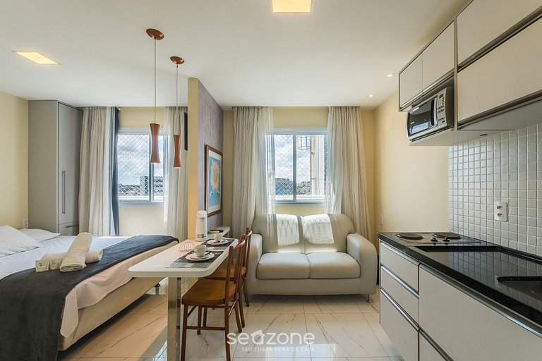 Studio c/ Piscina a Menos de 100m Praia SIP0709