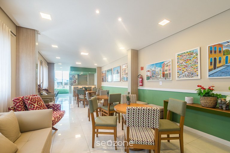 Apto. em Cond. c/ vista mar e Jacuzzi SIP0206