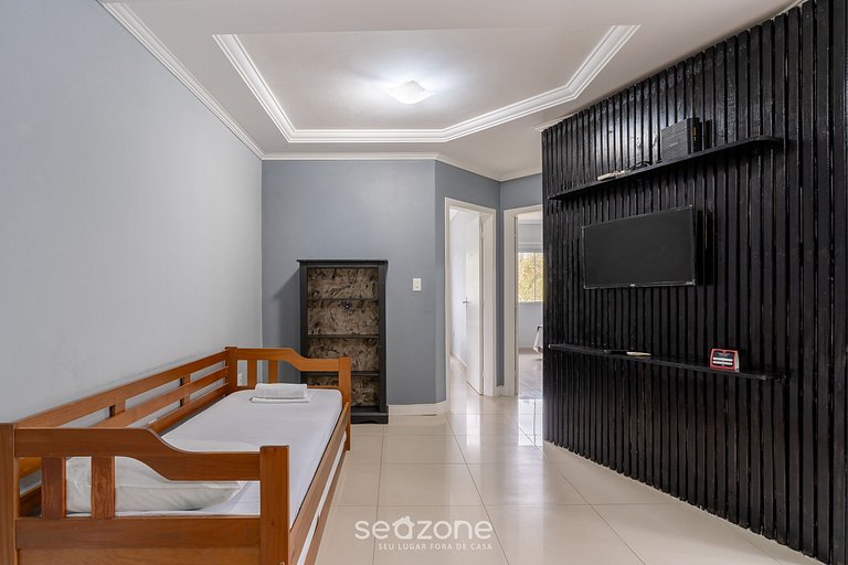 Apartamento c/ Churrasqueira 850m da Praia ACL0303