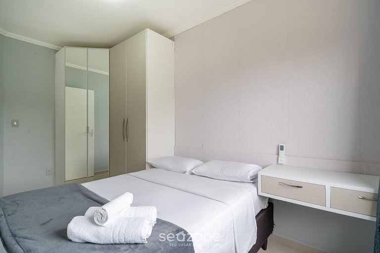 Apartamento c/ Churrasqueira 850m da Praia ACL0303