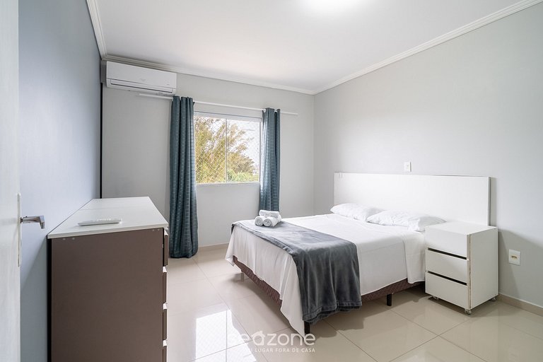 Apartamento c/ Churrasqueira 850m da Praia ACL0303