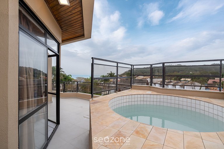 Apto c/ piscina e churrasq. a 150m do mar CND0204