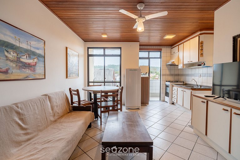 Apto c/ piscina e churrasq. a 150m do mar CND0204