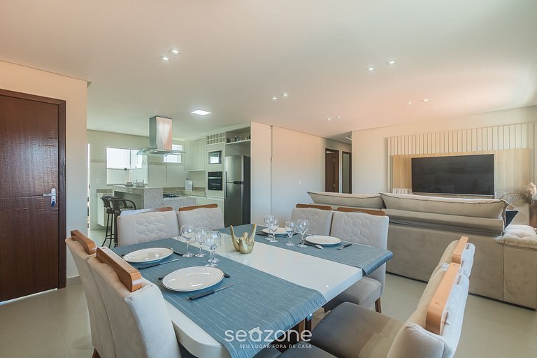 Encantador apto solo 800m de la playa Mutá RFM0023